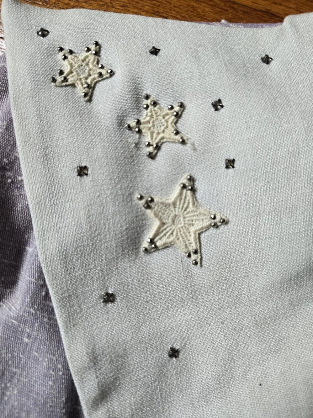 Vintage 40s or 50s Retro Linen Texture Suit Jacket Grey Lilac XXS